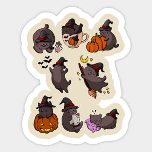 Cute Kittens - Halloween Sticker